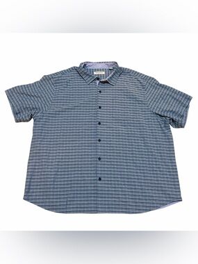 Tommy Bahama The Coconut Point Men's Button Down Short Sleeve Shirt Blue 3XLB